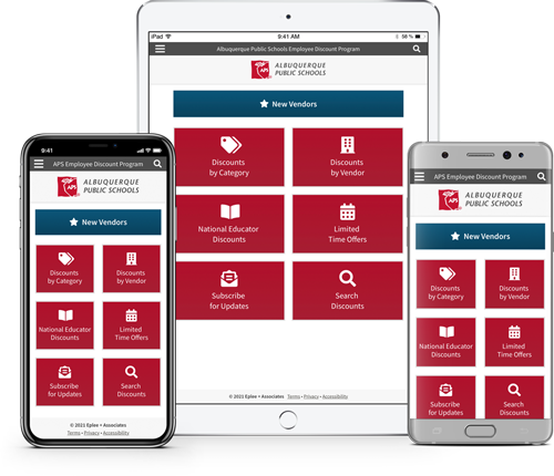 APS Employee Discounts Mobile App Screenshots